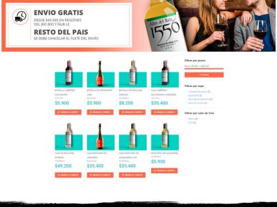 Tienda online de Viña Altos del Itata